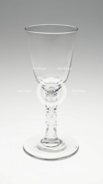 Wine Glass, England, c. 1760/80. Creator: Unknown.