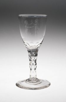 Wine Glass, England, c. 1760/80. Creator: Unknown