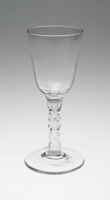 Wine Glass, England, c. 1760/80. Creator: Unknown