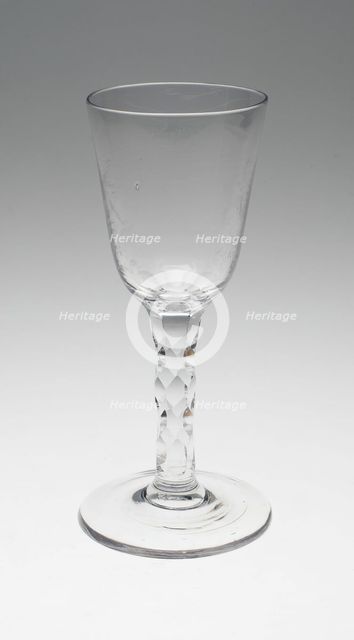 Wine Glass, England, c. 1760/80. Creator: Unknown.