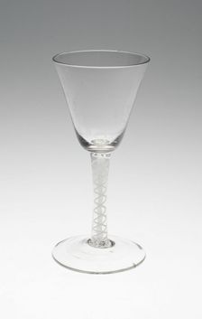 Wine Glass, England, c. 1760/80. Creator: Unknown