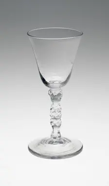 Wine Glass, England, c. 1760/80. Creator: Unknown