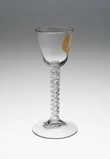 Wine Glass, England, c. 1760. Creator: Unknown
