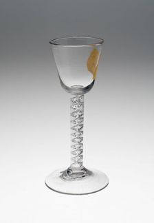Wine Glass, England, c. 1760. Creator: Unknown