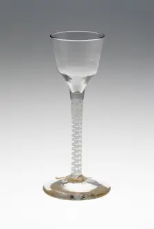 Wine Glass, England, c. 1760. Creator: Unknown