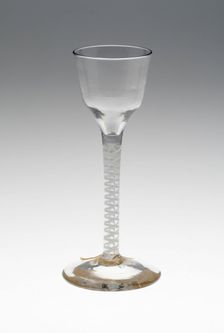 Wine Glass, England, c. 1760. Creator: Unknown