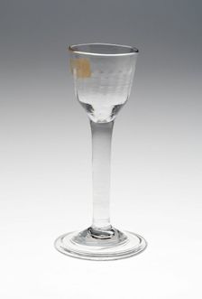 Wine Glass, England, c. 1760. Creator: Unknown
