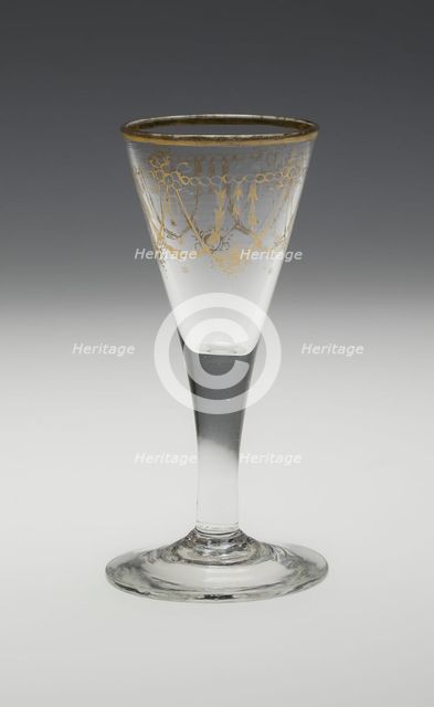 Wine Glass, England, c. 1765. Creator: Unknown.