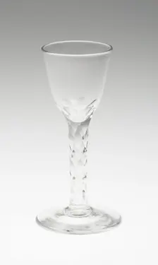 Wine Glass, England, c. 1770. Creator: Unknown
