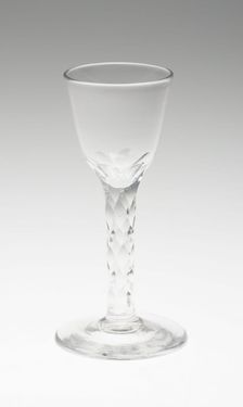 Wine Glass, England, c. 1770. Creator: Unknown