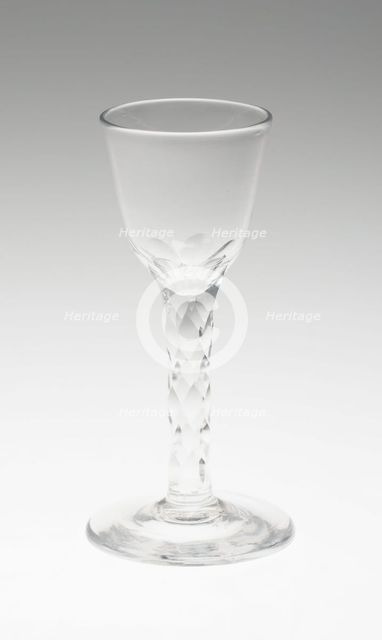 Wine Glass, England, c. 1770. Creator: Unknown.