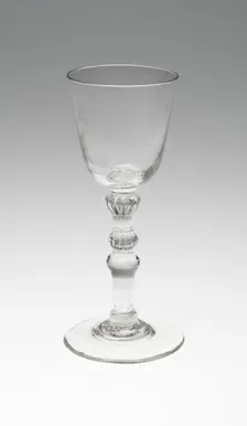 Wine Glass, England, c. 1770. Creator: Unknown