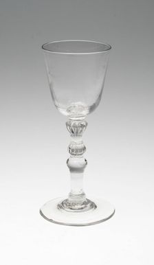 Wine Glass, England, c. 1770. Creator: Unknown
