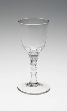 Wine Glass, England, c. 1775/98. Creator: Unknown