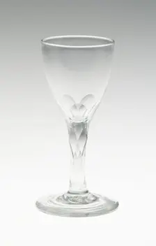 Wine Glass, England, c. 1775/99. Creator: Unknown