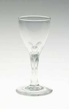 Wine Glass, England, c. 1775/99. Creator: Unknown