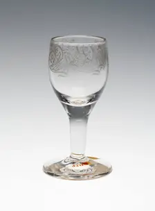 Wine Glass, England, c. 1780. Creator: Unknown