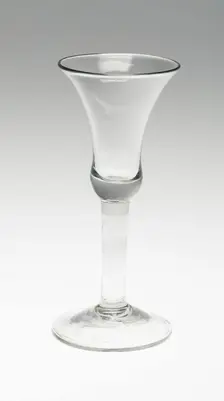 Wine Glass, England, c. 1780. Creator: Unknown