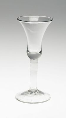 Wine Glass, England, c. 1780. Creator: Unknown