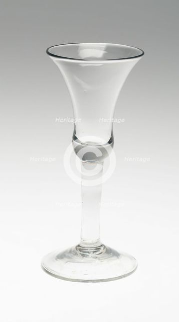 Wine Glass, England, c. 1780. Creator: Unknown.