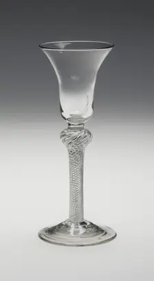 Wine Glass, England, c. 1785. Creator: Unknown