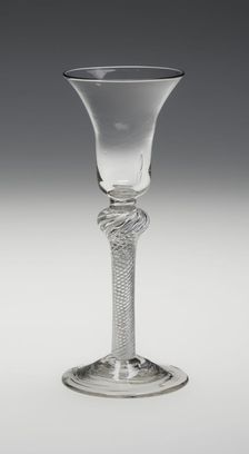 Wine Glass, England, c. 1785. Creator: Unknown