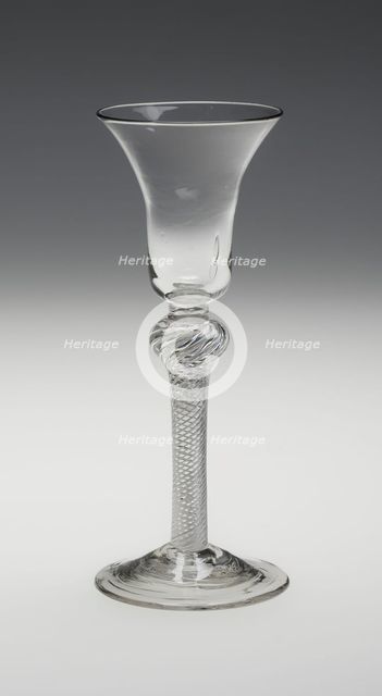 Wine Glass, England, c. 1785. Creator: Unknown.