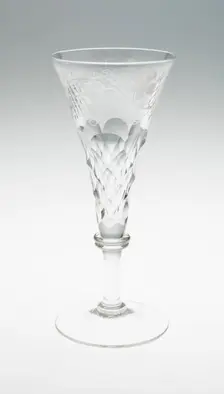 Wine Glass, England, c. 1790. Creator: Unknown