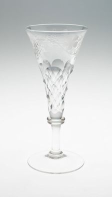 Wine Glass, England, c. 1790. Creator: Unknown