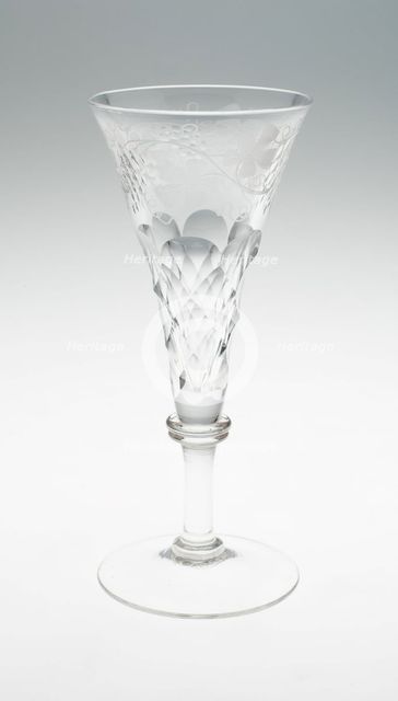 Wine Glass, England, c. 1790. Creator: Unknown.