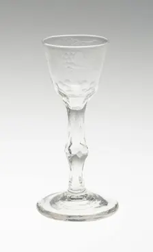 Wine Glass, England, c. 1790. Creator: Unknown