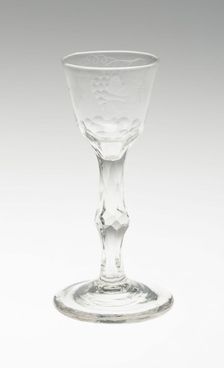 Wine Glass, England, c. 1790. Creator: Unknown