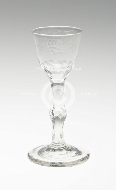 Wine Glass, England, c. 1790. Creator: Unknown.