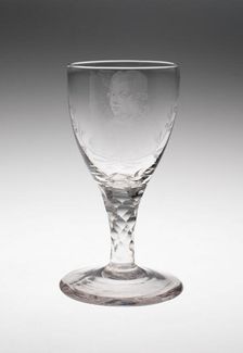 Wine Glass, England, c. 1790. Creator: Unknown