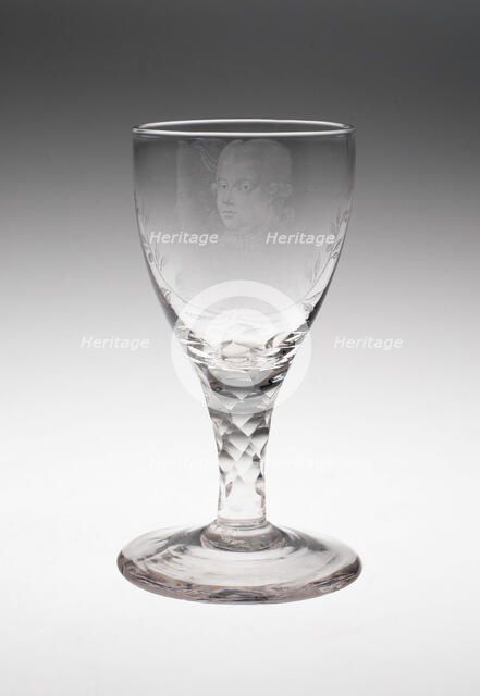 Wine Glass, England, c. 1790. Creator: Unknown.