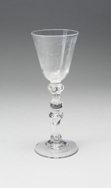 Wine Glass, England, c. 1792. Creator: Unknown