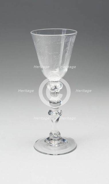 Wine Glass, England, c. 1792. Creator: Unknown.