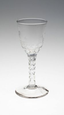 Wine Glass, England, c. 1795. Creator: Unknown