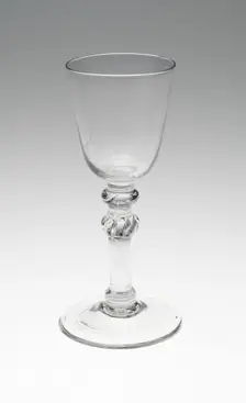 Wine Glass, England, c. 1795. Creator: Unknown