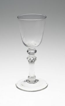 Wine Glass, England, c. 1795. Creator: Unknown