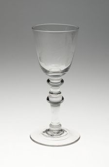 Wine Glass, England, c. 1795. Creator: Unknown