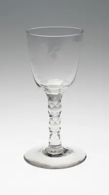 Wine Glass, England, c. 1795. Creator: Unknown