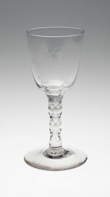 Wine Glass, England, c. 1795. Creator: Unknown