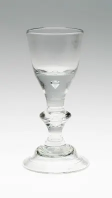 Wine Glass, England, c. 1720. Creator: Unknown