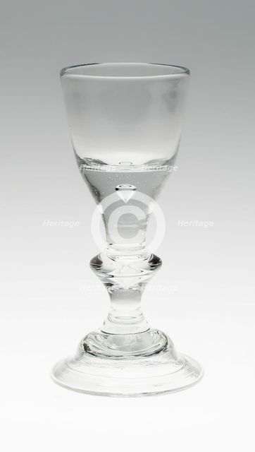 Wine Glass, England, c. 1720. Creator: Unknown.
