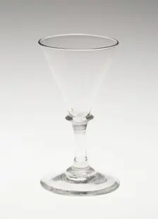 Wine Glass, England, c. 1720. Creator: Unknown