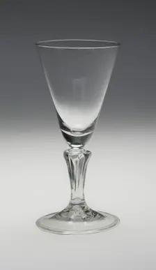Wine Glass, England, c. 1720. Creator: Unknown