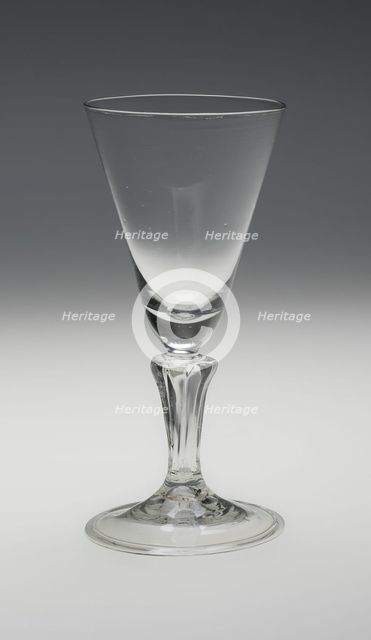 Wine Glass, England, c. 1720. Creator: Unknown.