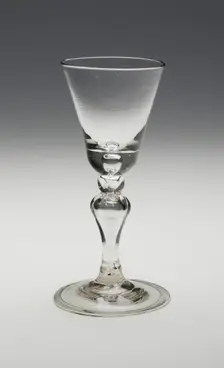 Wine Glass, England, c. 1720. Creator: Unknown