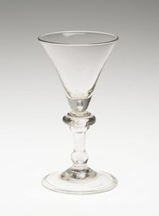 Wine Glass, England, c. 1720. Creator: Unknown